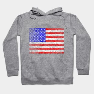 Grunge US Flag Hoodie